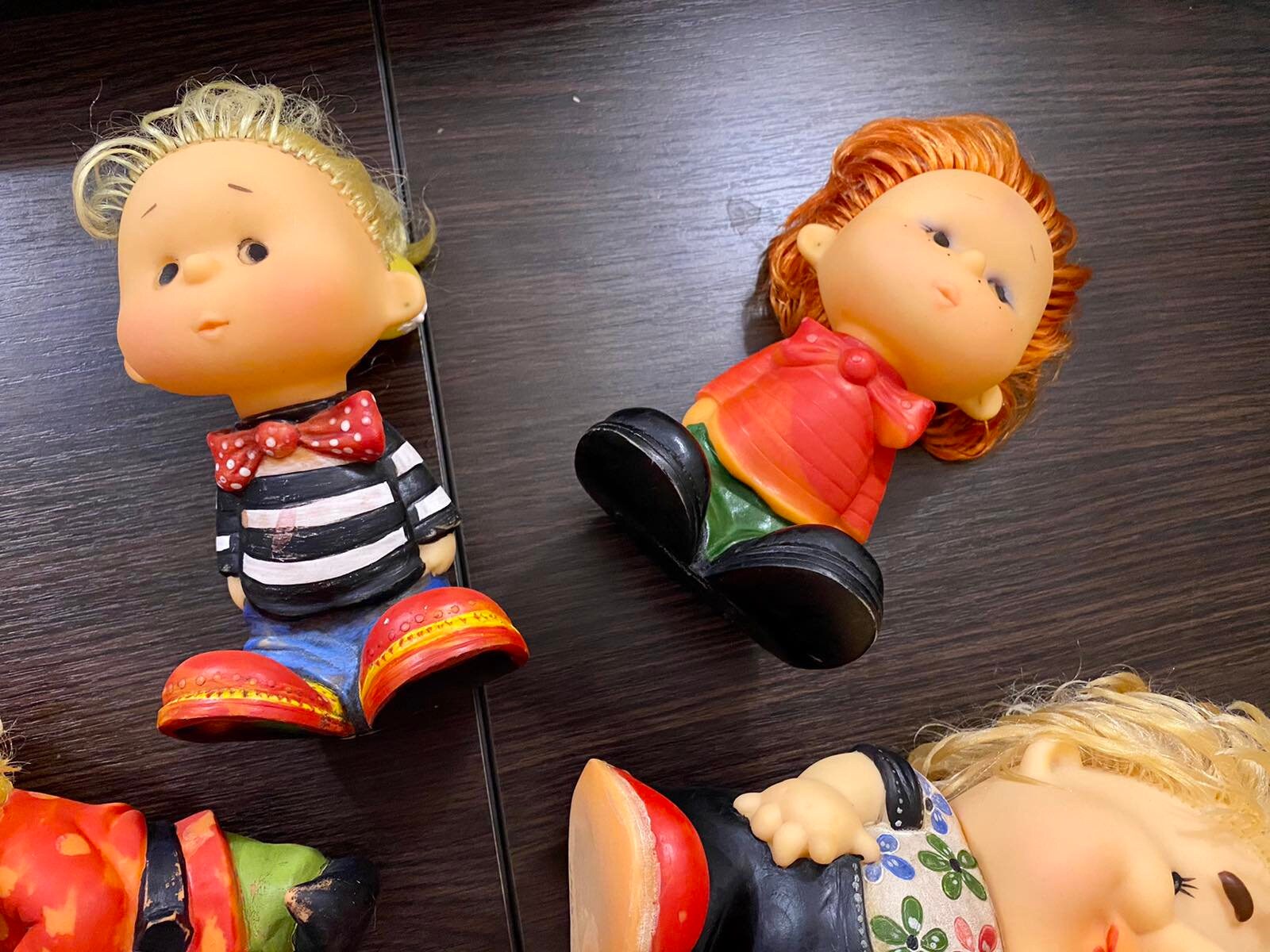 Vintage Toys USSR 1970, Soft Rubber Toys, Doll USSR, Kids