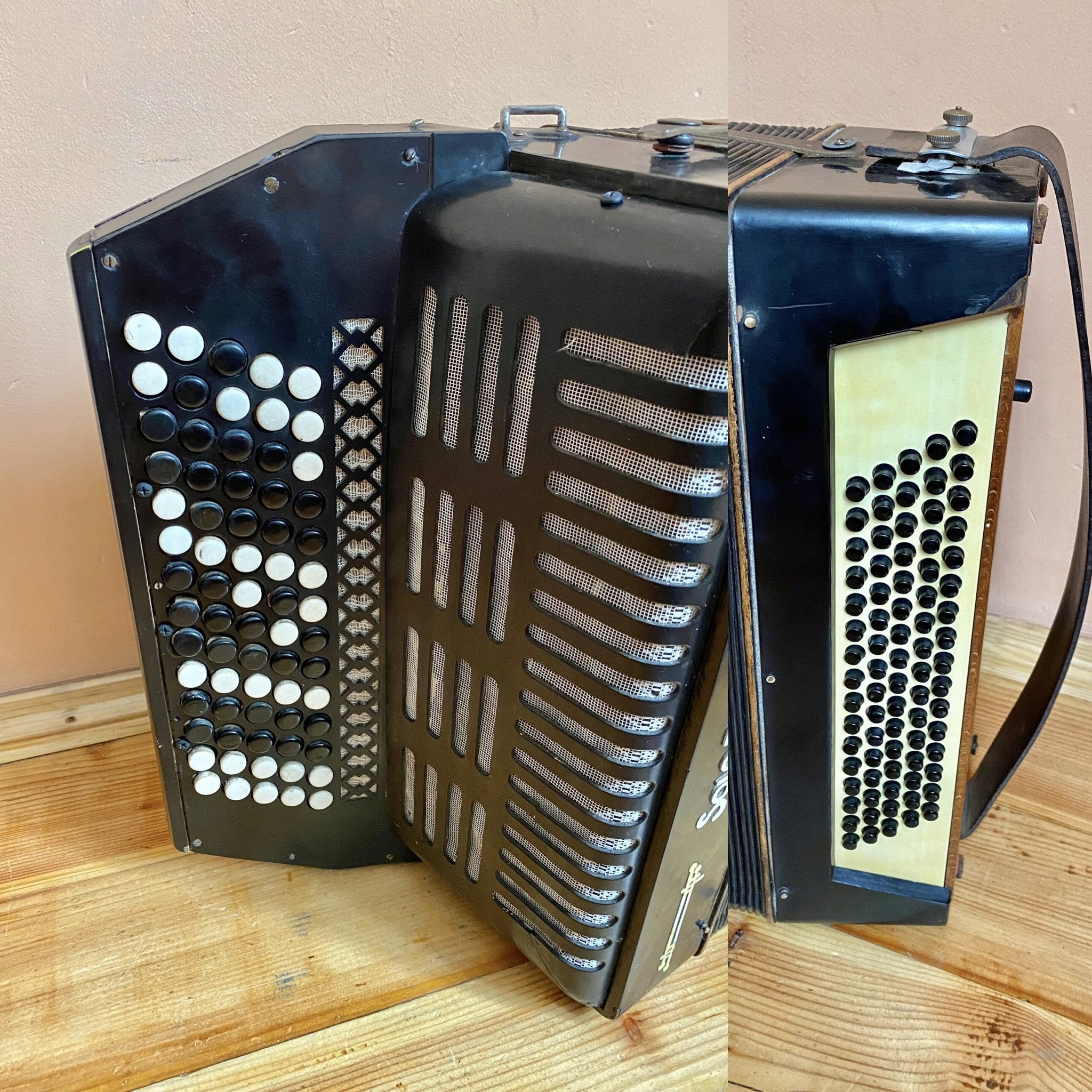 Rare Collection 5 Row Button Accordion Solo Bolero Made in Etsy UK