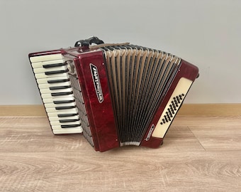 Rare Unique Weltmeister Accordion 1950s, 80 bass, Made in Germany 