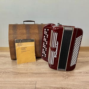 Rare Weltmeister Bayan 1960s, Chromatic button accordion, 100 Bass, 3 Row, 3 voice, Germany Bayan, Accordion Instrument, Acordeon, VIDEO
