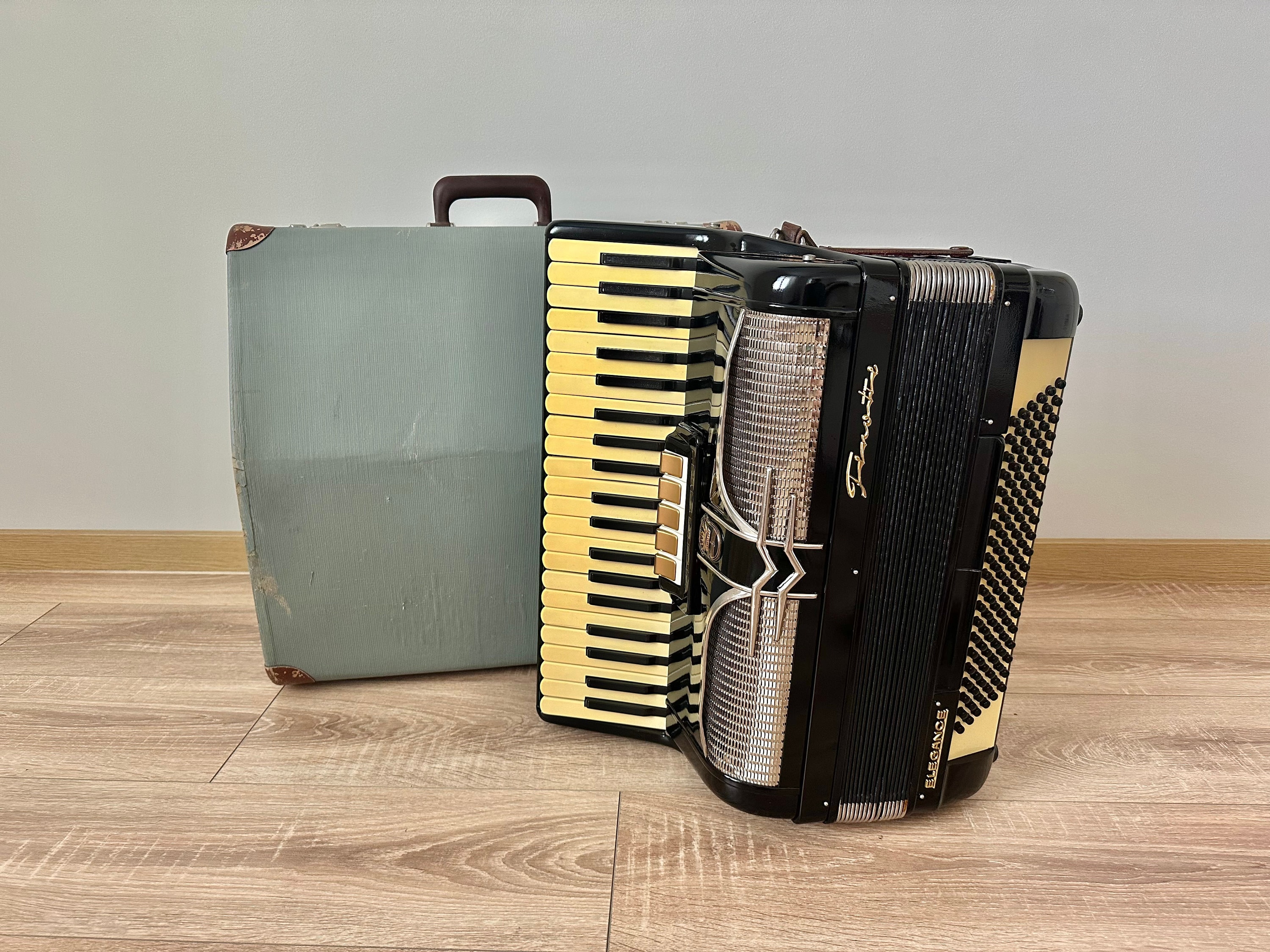 Rare Germany Accordion Firotti, 4/4 Accordion, 120 Bass, 41 Keys
