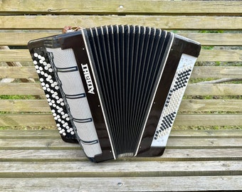 Professional Russian Button accordion ATLANT, 5 Row accodion, 120 Bass, Concert Russian Bayan, Excellent compression, 5 row bayan, VIDEO