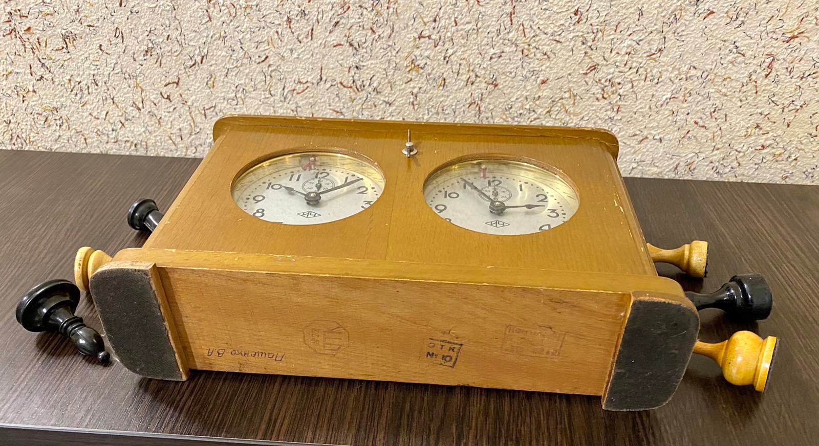 Wood Chess Clock 1950Chess TimerVintage Soviet ChessChess Etsy