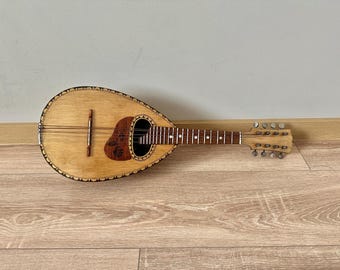Professional Mandolin, Vintage Mandolin, Stringed Musical Instrument, 8 strings, Folk musical instrument, Folk guitar, Balalaika, Handmade