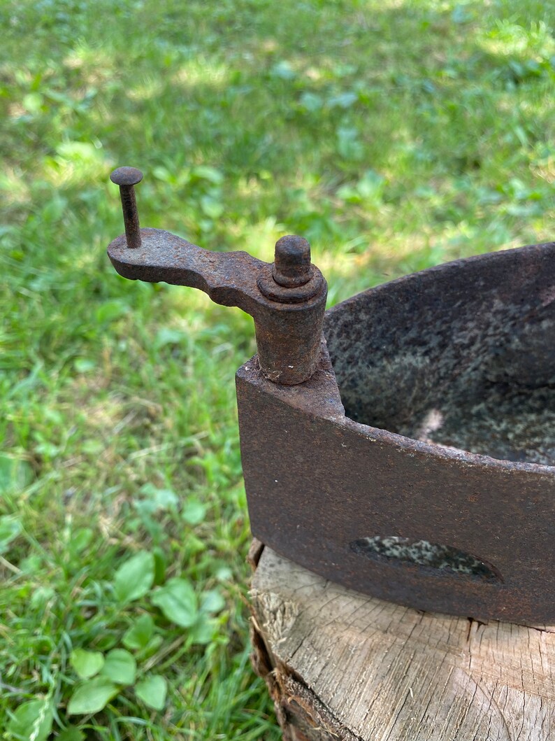 Big Antique Coal Iron Coal Fired Iron Height 9 Inches Etsy