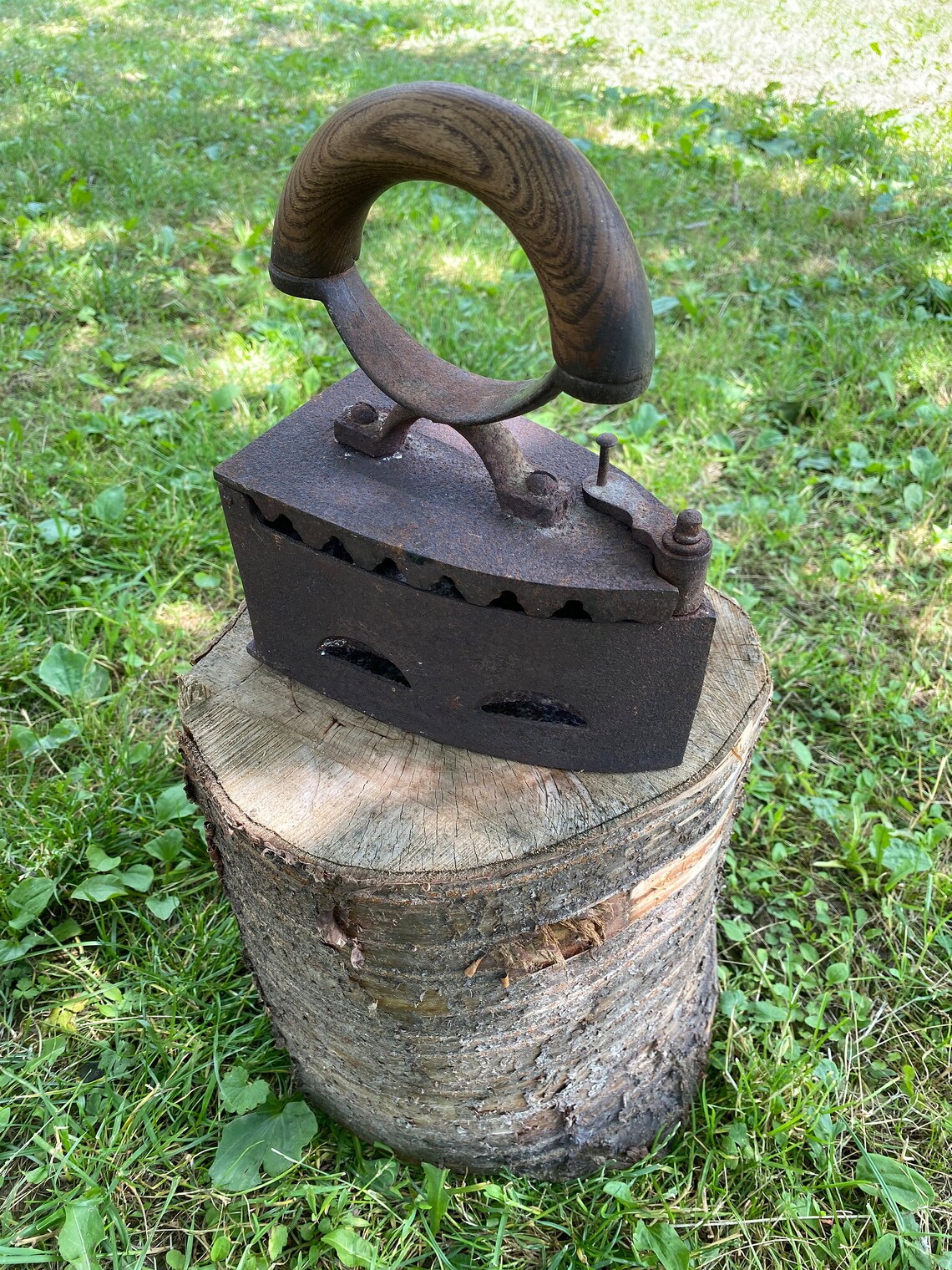 Big Antique Coal Iron Coal Fired Iron Height 9 Inches Etsy