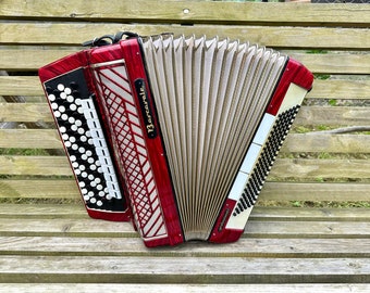 Barcarole Professional, 5 Row accordion, 120 Bass, 4 voices, Professional  Accordion, 11+3 Registers, Germany, Concert accordion 4/4, VEDEO