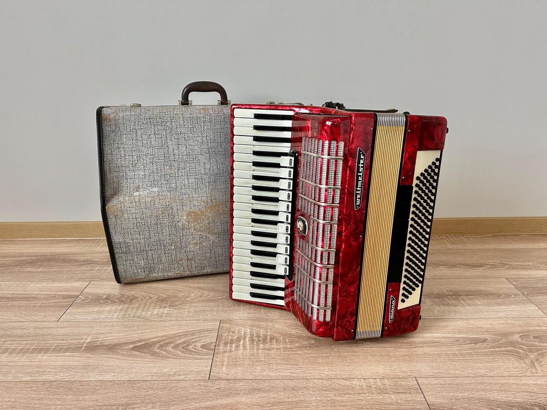 Weltmeister Diana Accordion, 120 Bass, 41 Keys, 4 Voices, 11+3