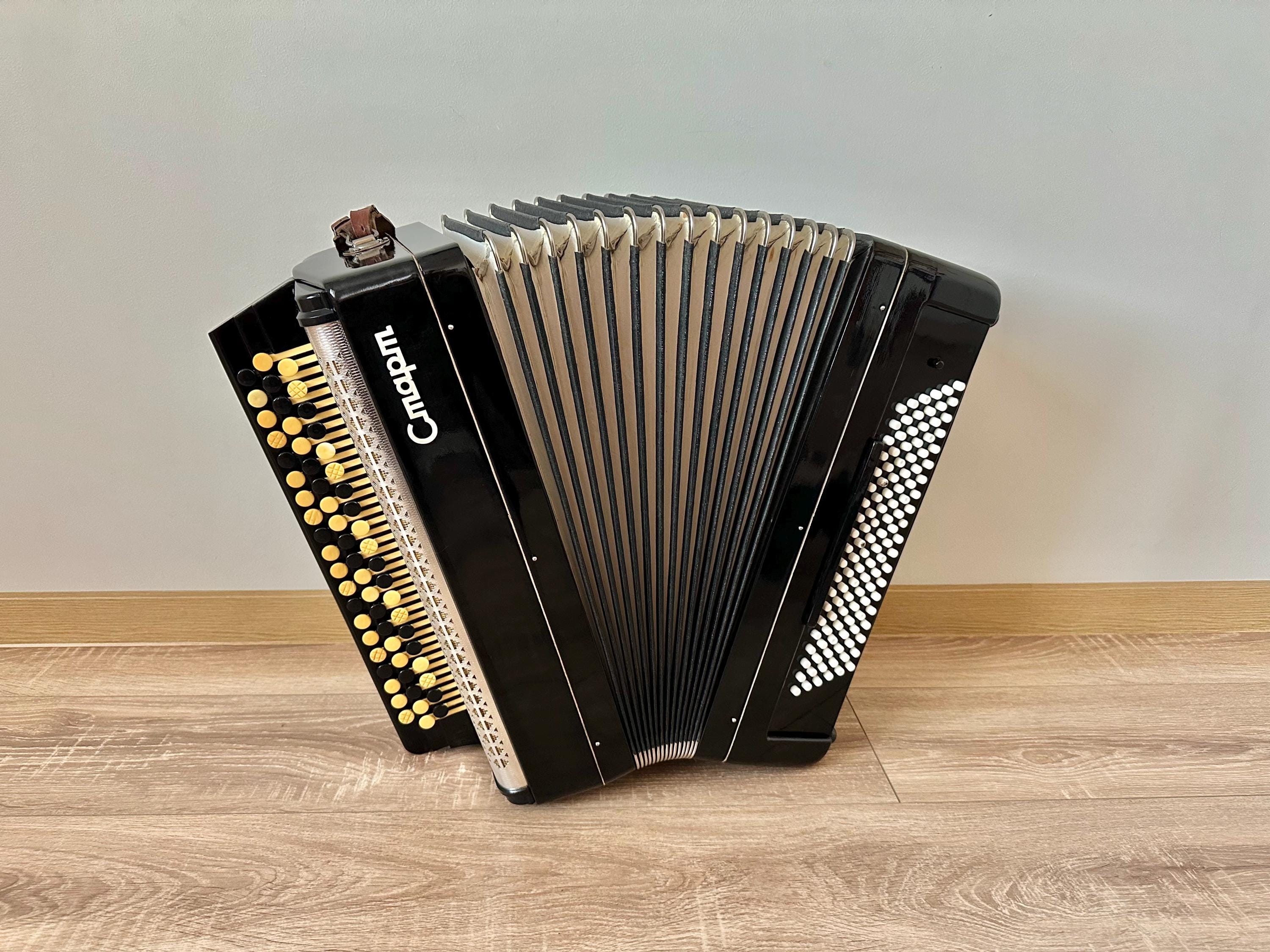アコーディオン ヴィンテージ ロシア式ボタンアコーディオン バヤン