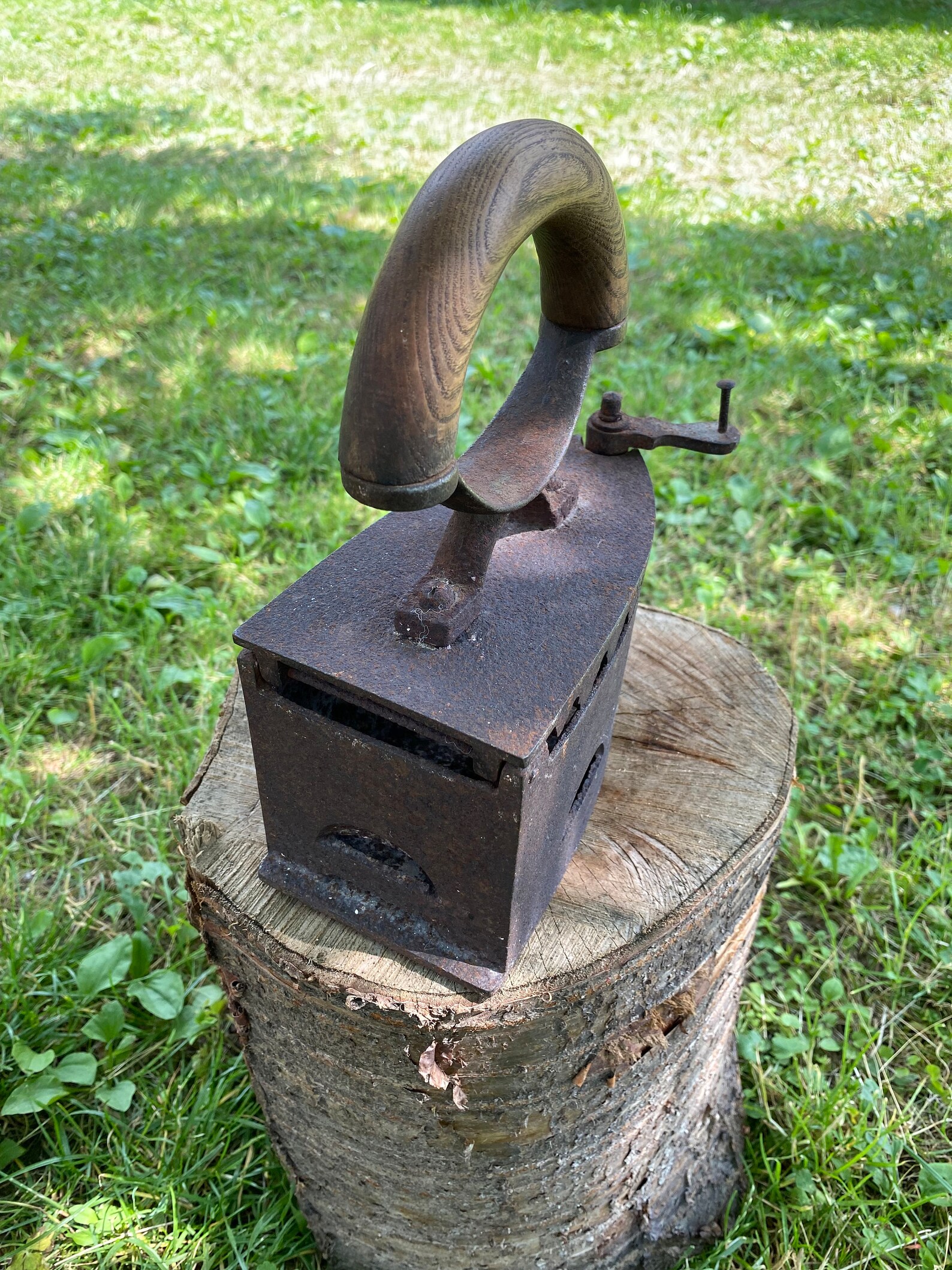 Big Antique Coal Iron Coal Fired Iron Height 9 Inches Etsy
