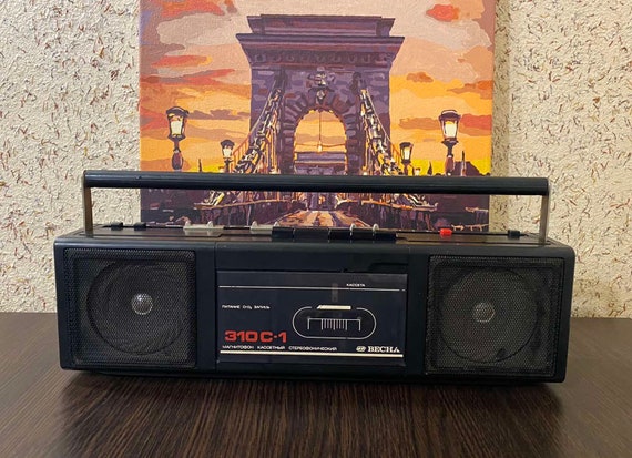 ビンテージ ソビエト テープ レコーダー - Vesna 310、レシーバー USSR 