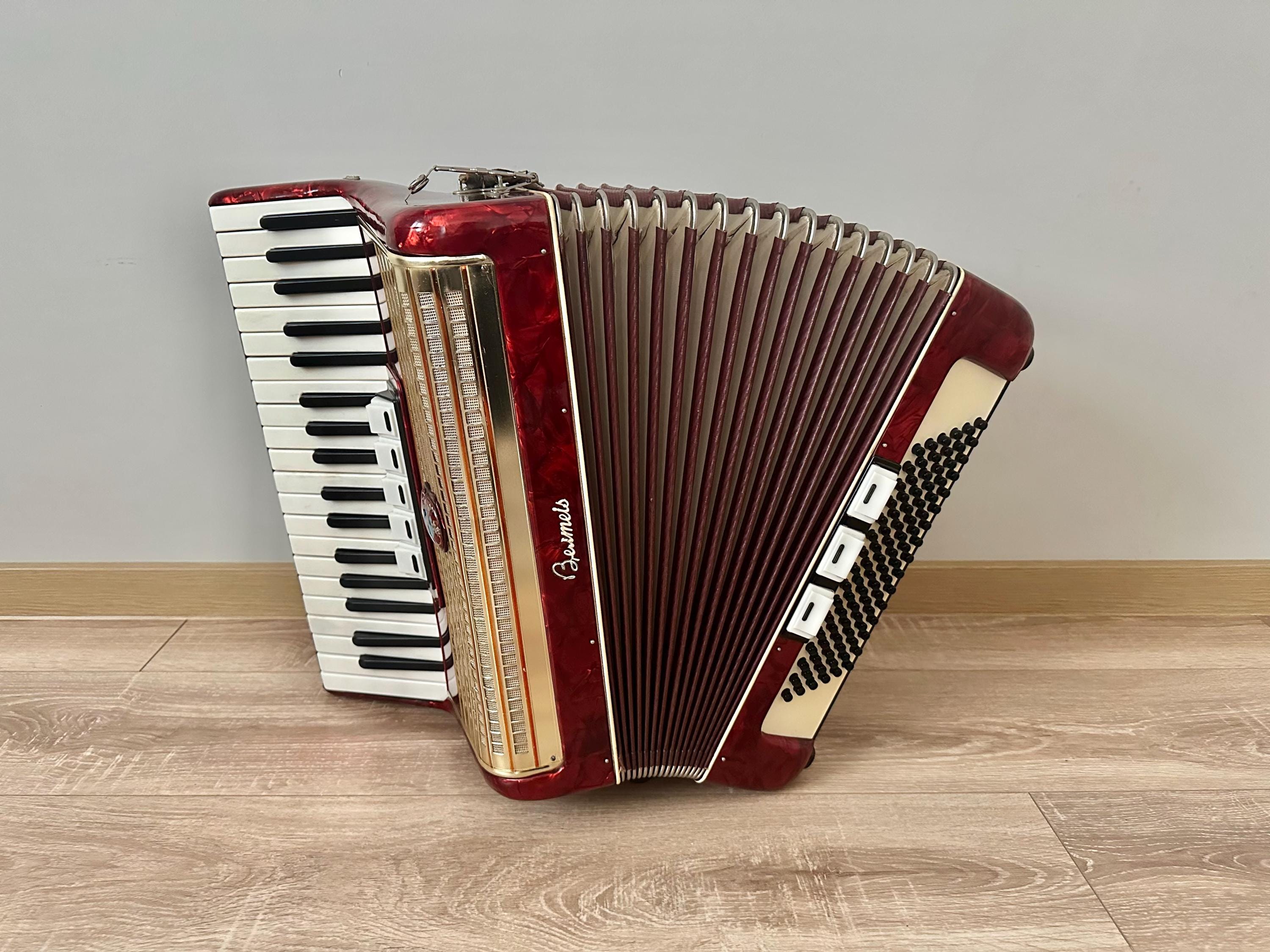 Weltmeister Accordion, 96 Bass, 37 Key, 3 Voice, Germany, With Case - Etsy