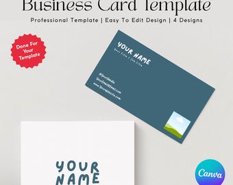 Business Card Template Design, Modern Minimalist Instagram Business Card, Beauty Artist Hair Nails Lashes Business Card Template