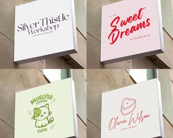 Custom Hand-Drawn Business Logo Design: Personalized Branding