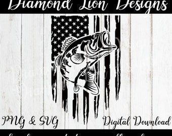 Download Bass Flag Svg Etsy
