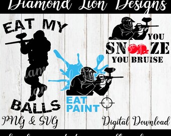 PaintBall Pack︱Paintball︱Paint Balls︱Sports︱Sport︱SVG︱PNG︱Clipart︱Vector︱