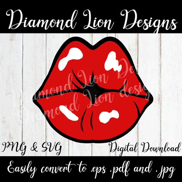 Puckered Lips︱SVG︱PNG︱Face Mask Design︱Hushed Lips︱Boom Lips︱Shut Lips︱Face Mask Red Lips Design︱Sexy Red Lips︱Mask Design︱