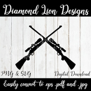 Crossing Rifles︱maga︱AK-47︱Gun Rights︱American Flag Hero︱Rifle︱Military︱Father&#39;s Day︱SVG︱PNG︱Clipart︱Vector︱