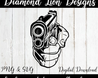 Mano masculina con pistola︱Segunda enmienda︱Derechos de armas︱Héroe de la bandera estadounidense︱Rifle︱Militar︱Día del padre︱SVG︱PNG︱Clipart︱Vector︱