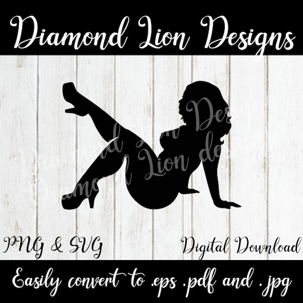 Sexy Woman Laying Silhouette︱Stripper︱Pole Dancer︱Exotic Dancer︱SVG︱PNG︱Vector︱Clipart︱Instant Download︱Digital︱