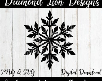 Snowflake︱Christmas︱Holidays︱Snowing︱Snow︱Let It Snow︱Holiday Decor︱SVG︱PNG︱Vector︱Clipart︱