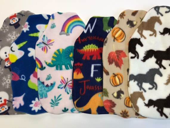 2L Fleece Hot Water Bottle Cover, Replacement Without Bottle, Birthday Gift Mum, Kids Christmas Gift, Handmade in Britain, Dinosaurs, Horses
