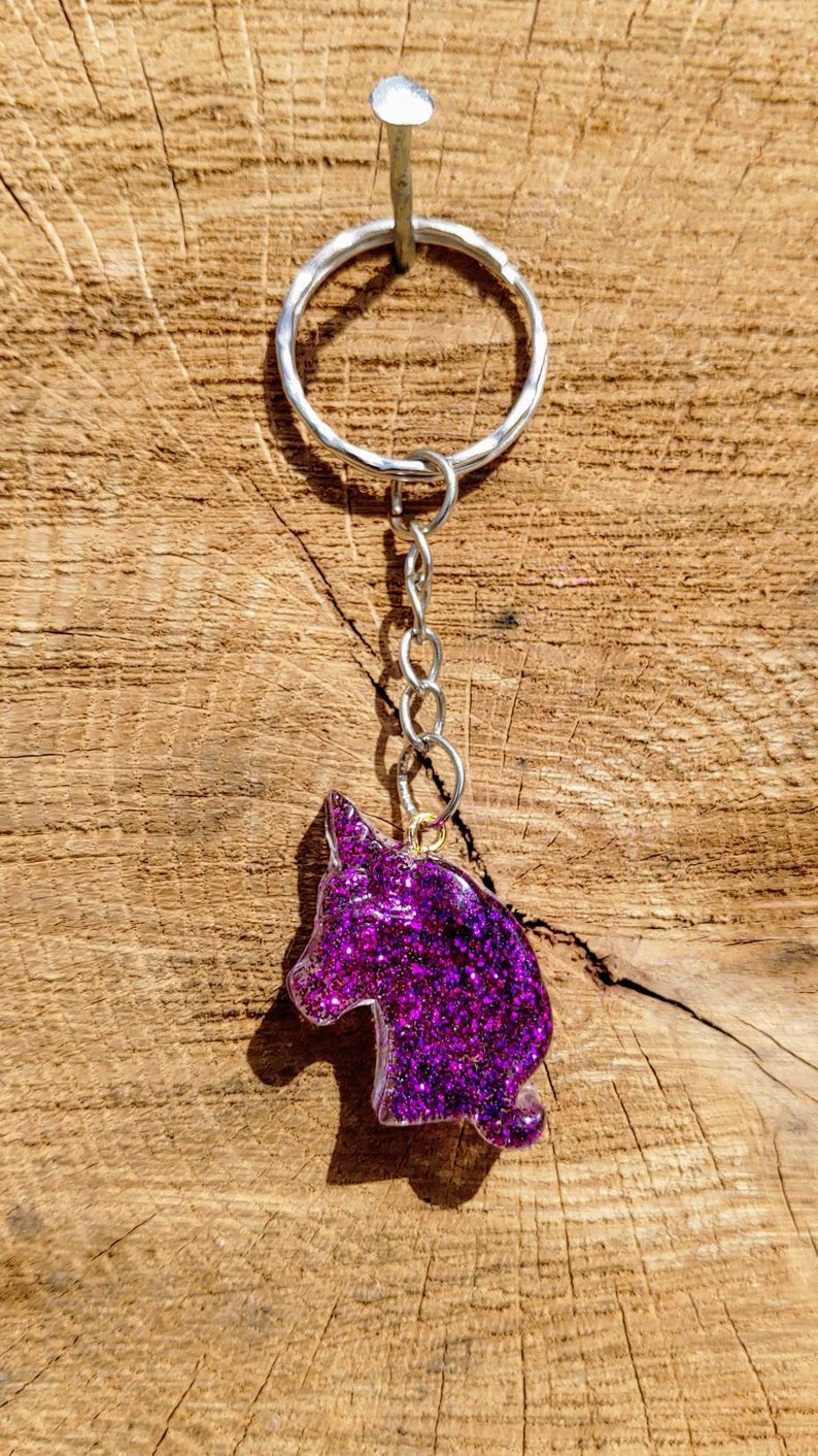 Unicorn keychain