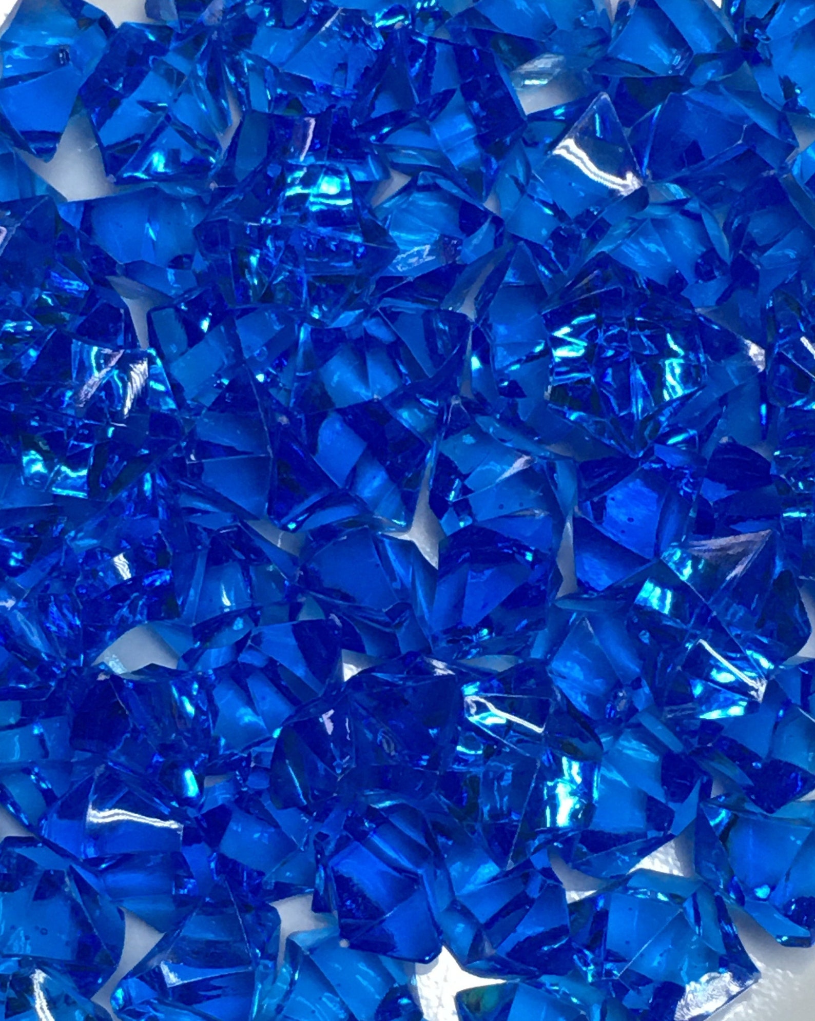 4.8oz DARK BLUE Acrylic CHUNKY 20mm Gems Table Scatter Center Etsy