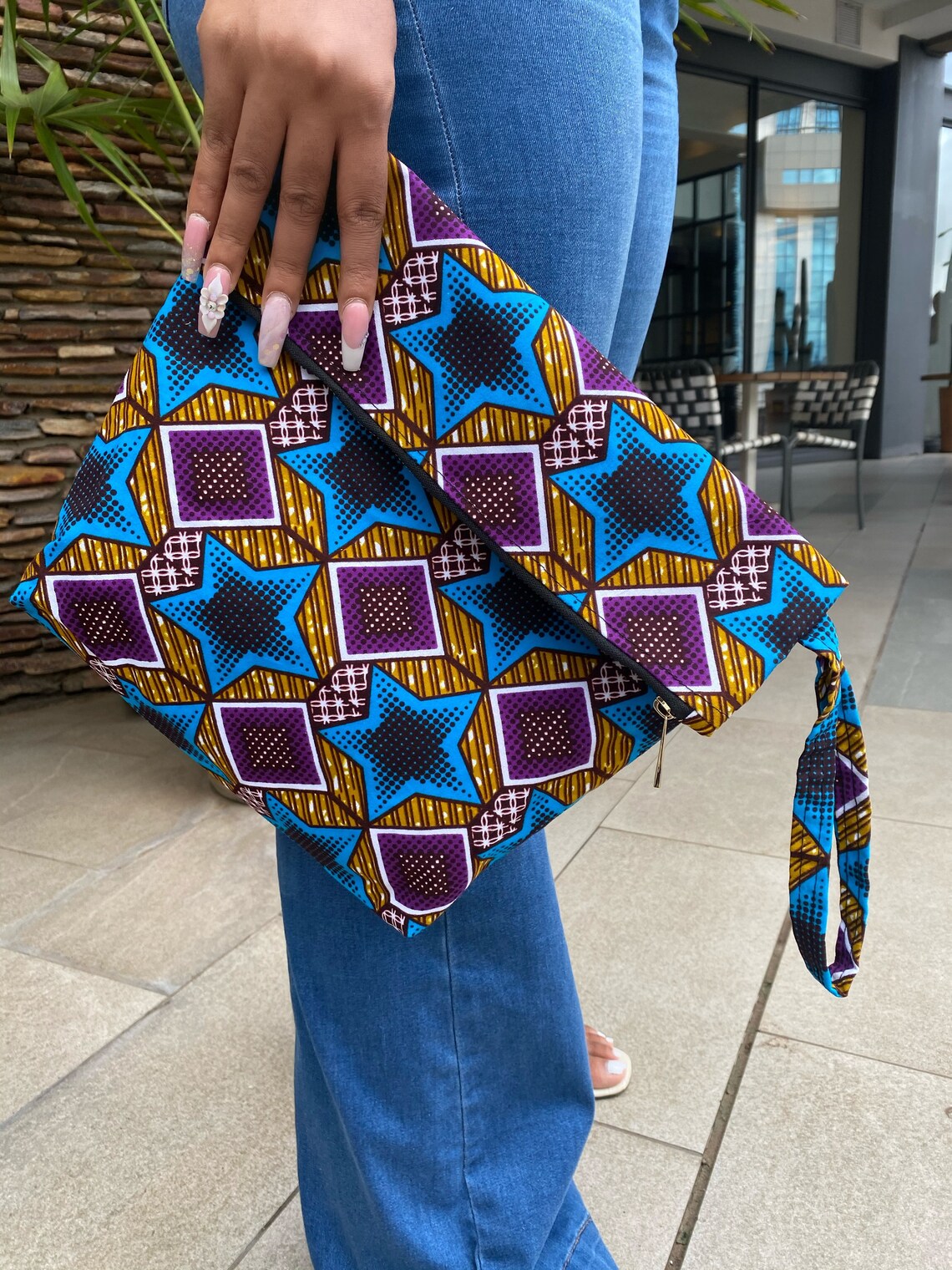 African print clutch purse ankara clutch purse foldover Etsy