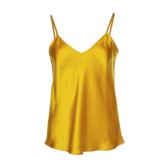 100% Pure Mulberry Silk Camisole | Bias Cut Cami Adjustable