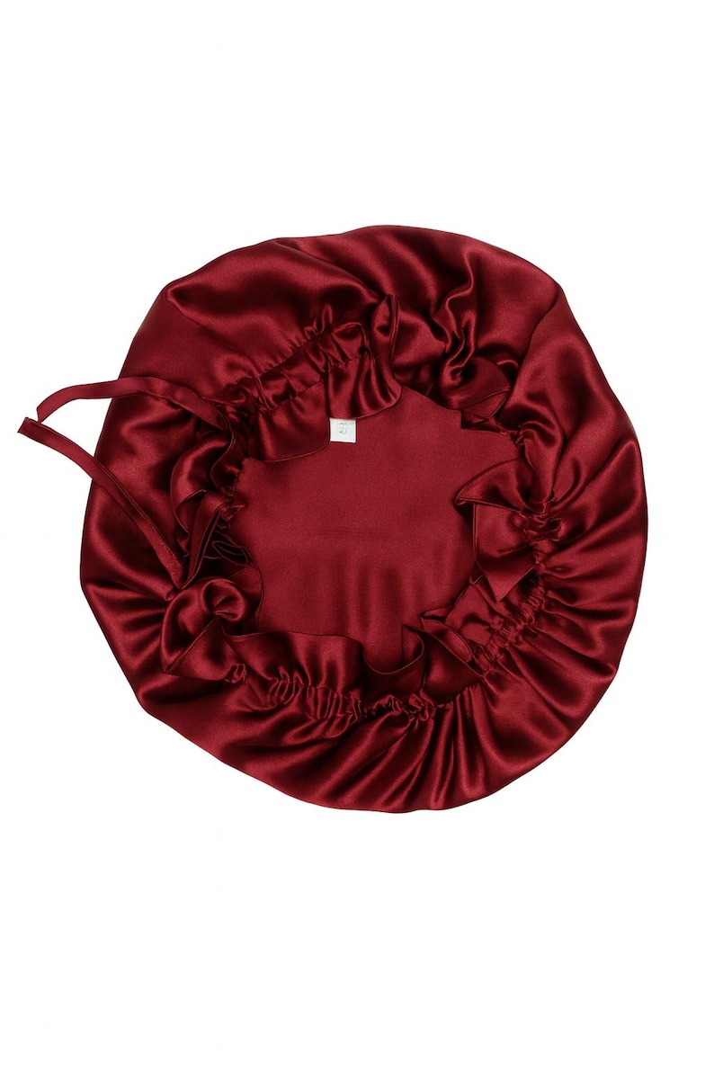Mulberry Silk Bonnet: Adjustable Hair Care Cap - Etsy