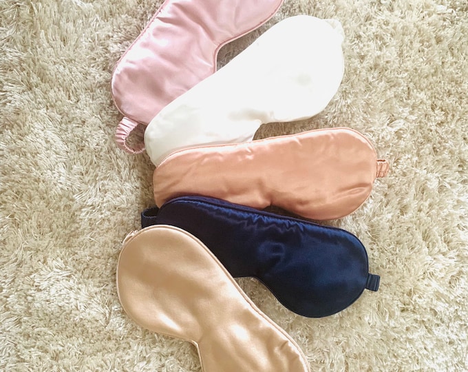 100% Silk Mulberry Silk Eye Mask| 22 mm pure silk sleeping eye mask| gift