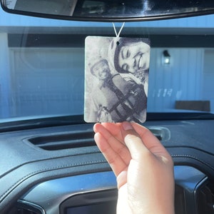 Personalized Car Air Freshener, Custom Car Air Freshener, Couple Air Fresheners, Car Air Freshener, Car Picture Air Freshener, Air Freshie