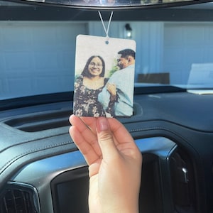 Picture Air Freshener, Car Freshie, Personalized Air Freshie, Car Air Freshener, Custom Car Air Freshener, Car Gift Accessories, Christmas