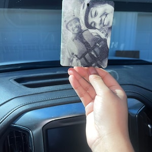 Personalized Car Air Freshener, Custom Car Air Freshener, Couple Air Fresheners, Car Air Freshener, Car Picture Air Freshener, Air Freshie