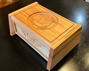 Personalized military box - Made to order