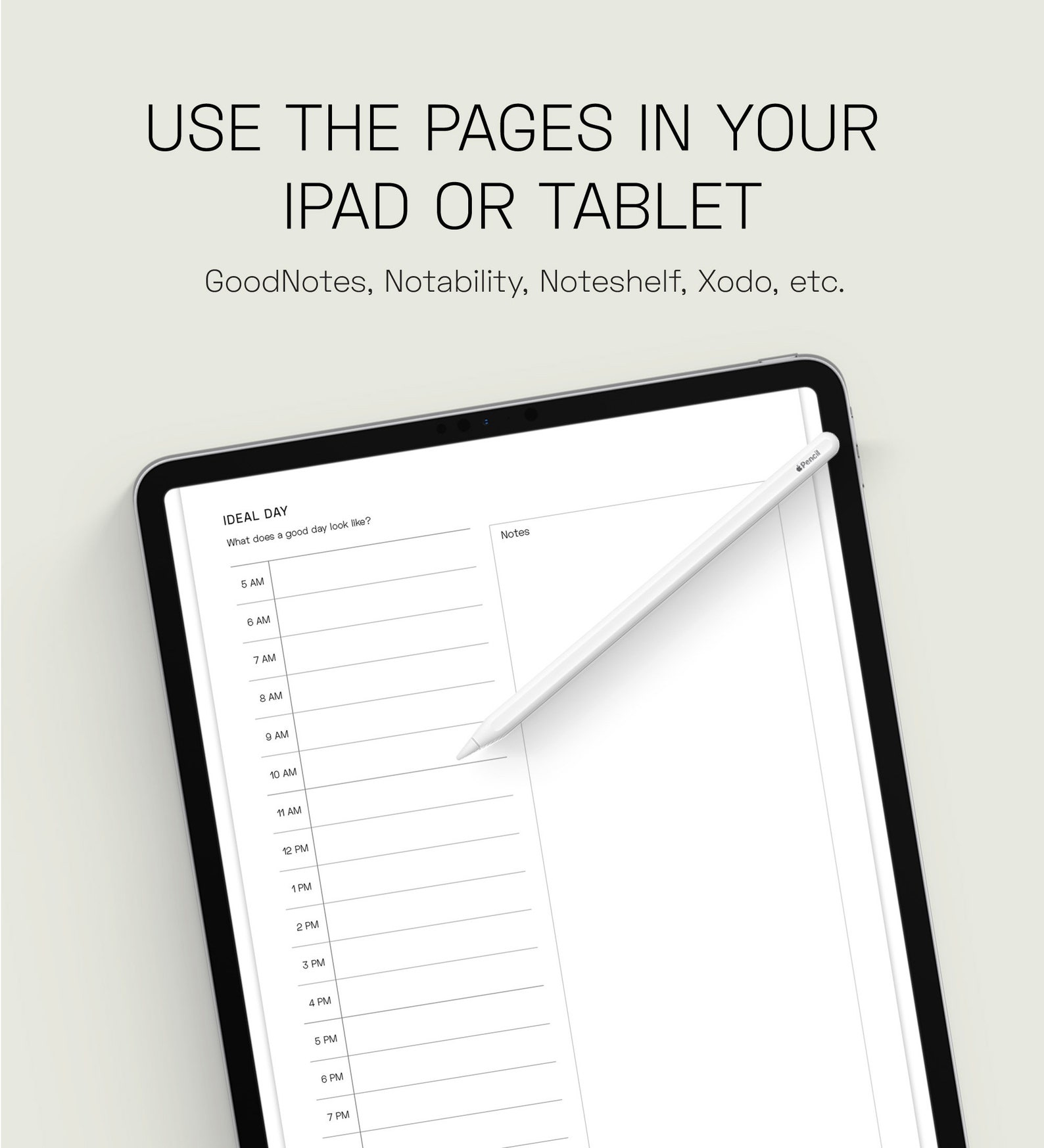Planner Ritual Daily Routine & Ritual Planner Printable Pack, A4 and Letter, Morning ...