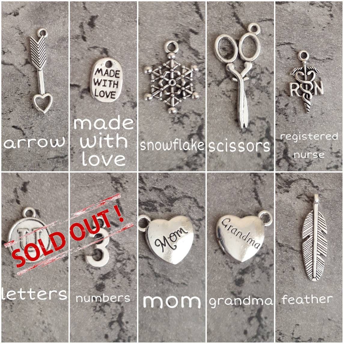 Design Your Own Charm Bracelet Custom Charm Bracelet Build Etsy