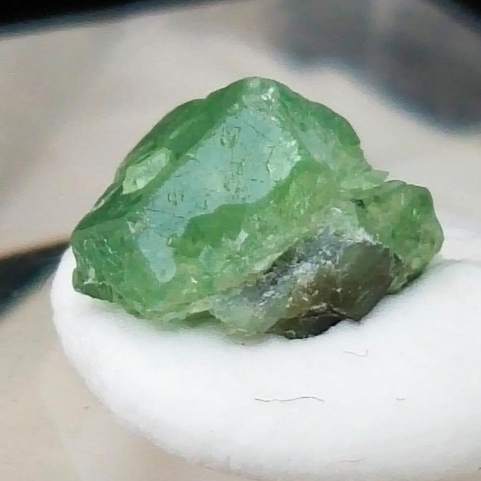 3.50ct Natural Terminated Green Crystal Green Etsy