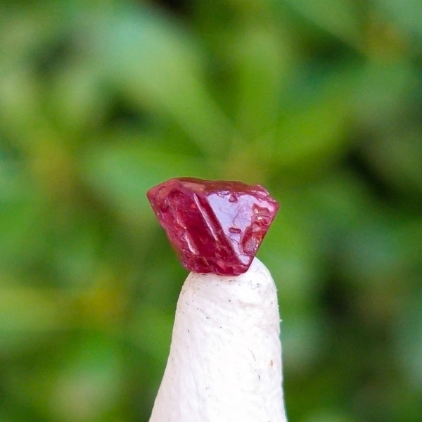 Natural Pigeon Red Spinel Crystal from Burma, Gem Grade, Rare Untreated Spinel Crystal, Unique Red Spinel Crystal, US Seller