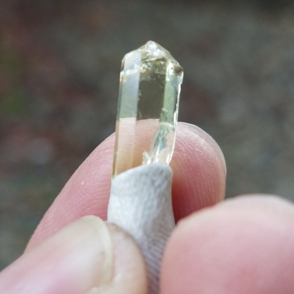 Natural Brazilianite Crystal from Minas Gerais Brazil, Unique Brazilianite Crystal,US SELLER