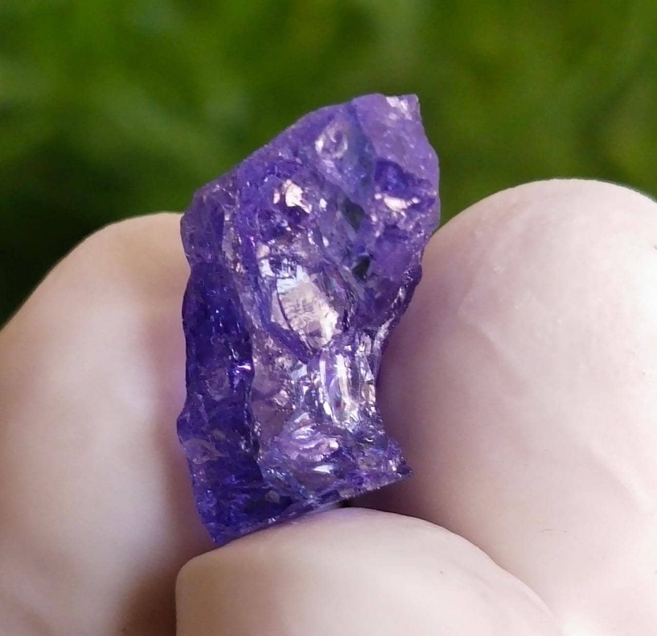 Natural Tanzanite Gemstone Gem Grade Uncut Crystal Unique Etsy