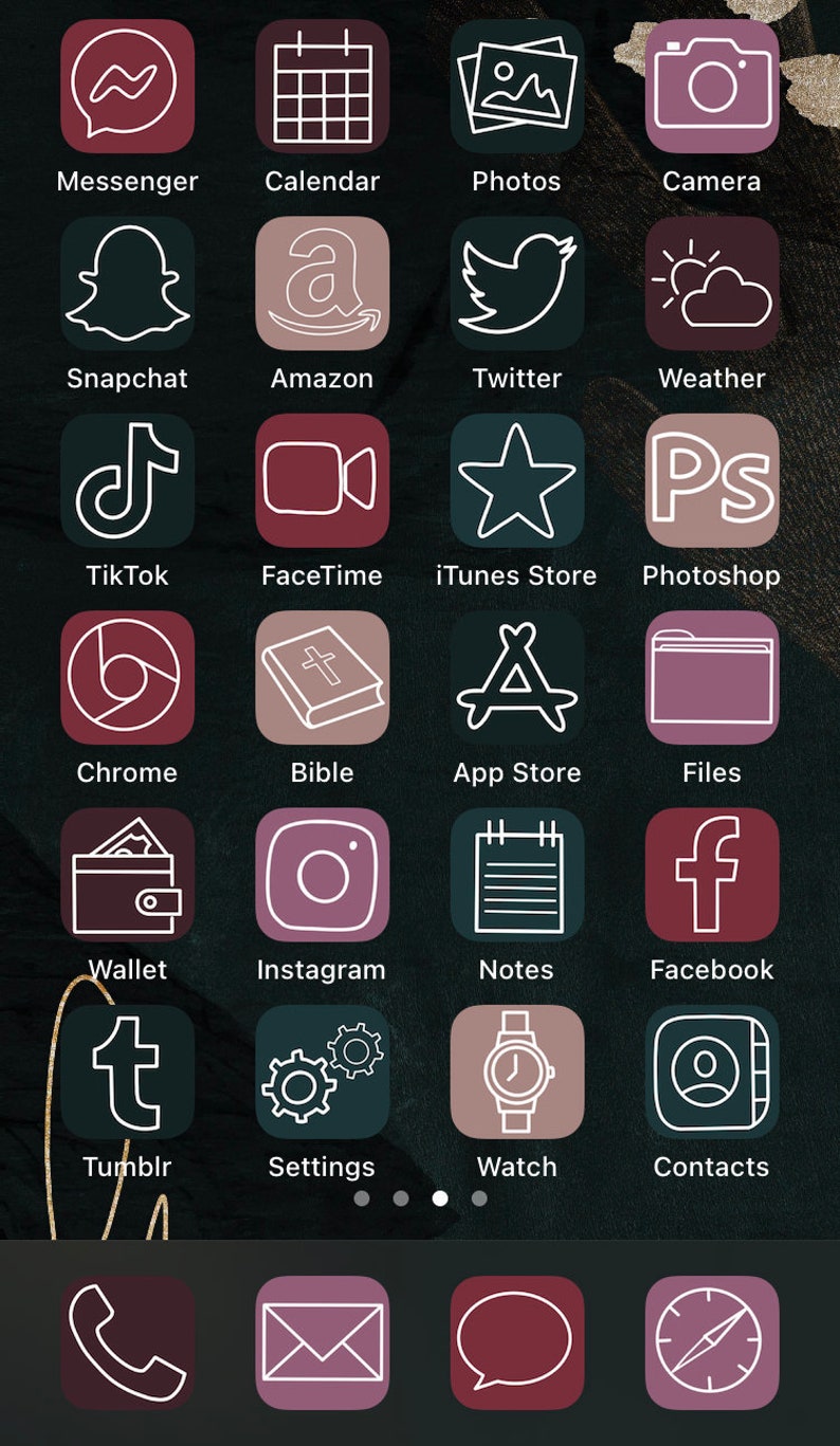 App Icon Pack Ios14 App Icons Bundle Widget Aesthetic Ios14 Iphone App Icons 50 Green Red Christmas App Icons App Covers Art Collectibles Drawing Illustration Efp Osteology Org