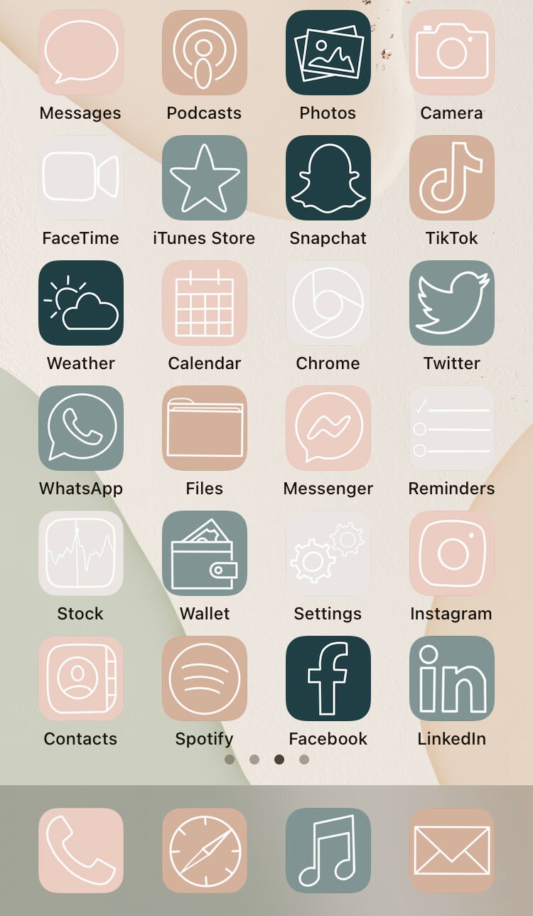 Aesthetic Ios14 Iphone App Icons 50 Neutral Tones Nude Boho Etsy Finland Aesthetic Ios14 Iphone App Icons 50 Neutral Tones Nude Boho Etsy Finland