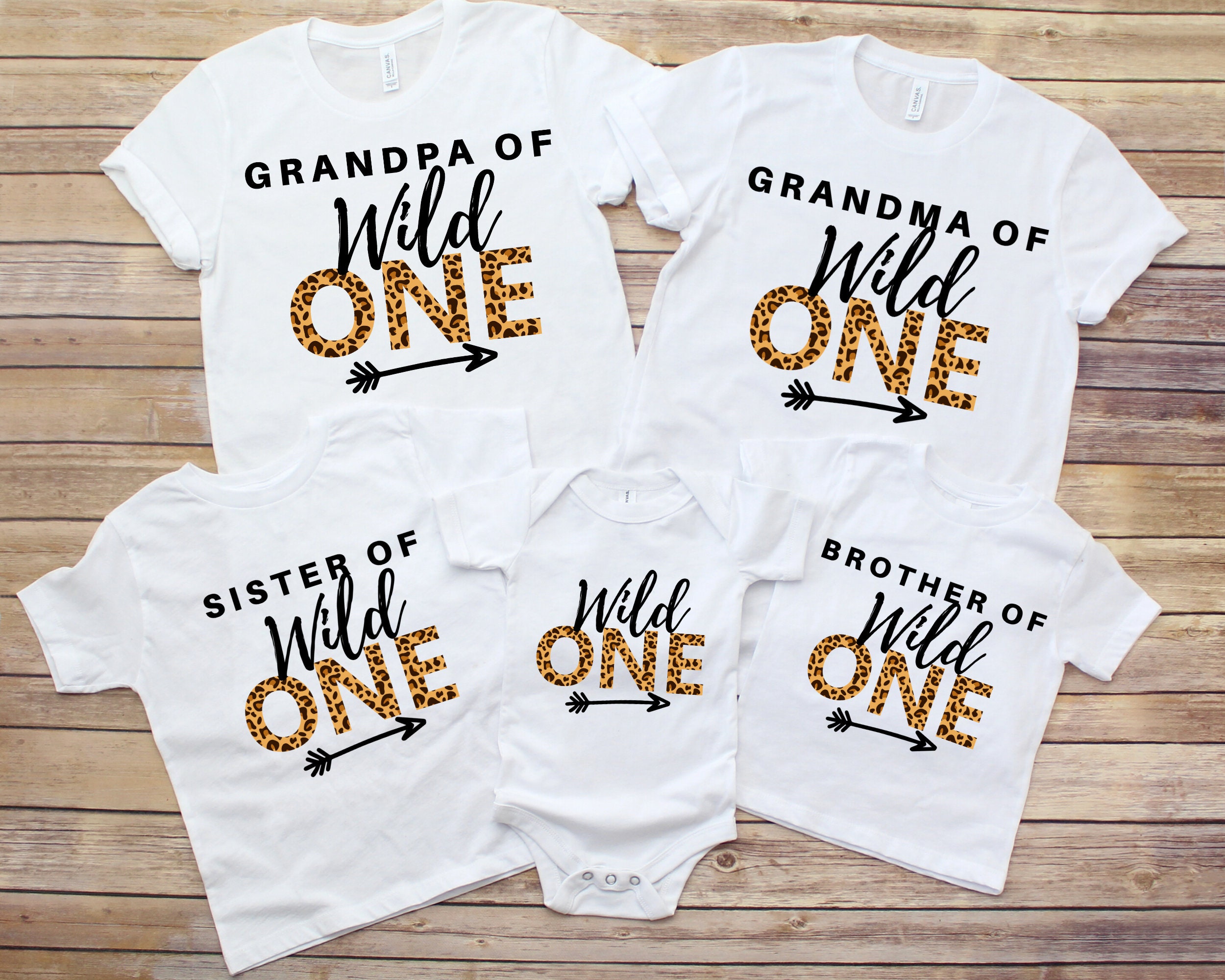 Wild ONE Matching Family Shirts First 