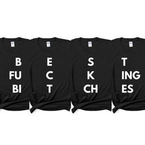 Womens Best Fucking Bitches Shirt | 1st Matching Friends Girls T-Shirt Womens Best Fucking Bitches Shirt | 1st Matching Friends Girls T-Shirt