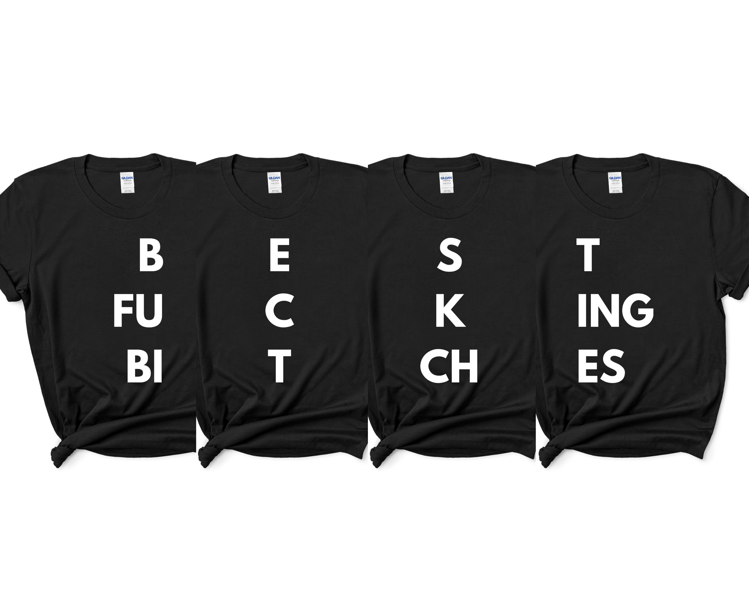 Womens Best Fucking Bitches Shirt | 2nd Matching Friends Girls T-Shirt Womens Best Fucking Bitches Shirt | 2nd Matching Friends Girls T-Shirt