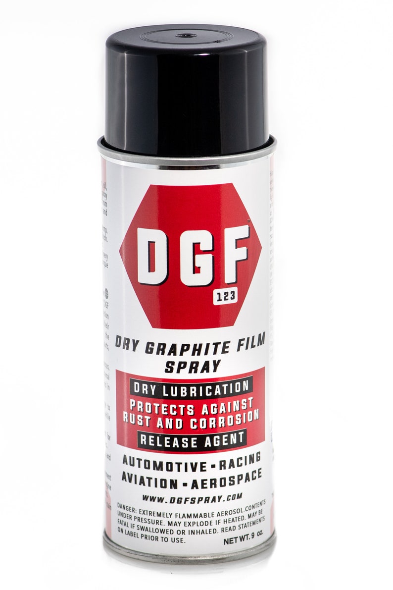DGF Dry Graphite Film Aerosol Spray 9 oz. can lubricant Etsy