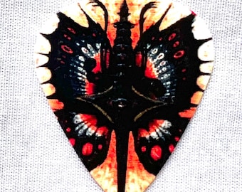 Gothic vlinder plectrum – Dark Fantasy-accessoire