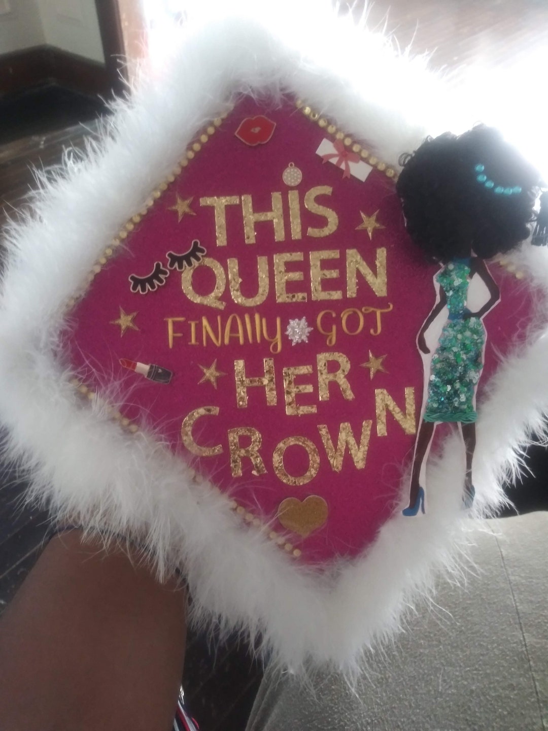 Grad Cap Topper Rugby Custom Grad Cap Topper - Etsy